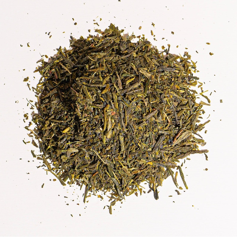 Sencha – Fuji Organic Tea|1 oz loose tea sample|4 oz bag of loose tea|4 oz tin of loose tea|8 oz bag of loose tea|16 oz bag of loose tea|4.4 lb (2 kg) bag of loose tea|20 Tea Bags|50 Tea Bags