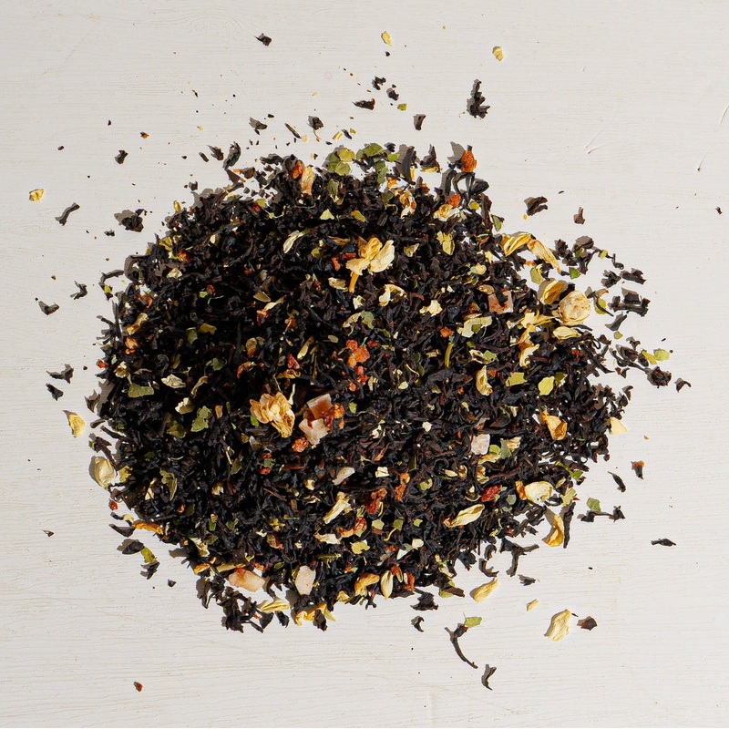 Strawberry Shortcake Tea|1 oz loose tea sample|4 oz bag of loose tea|4 oz tin of loose tea|8 oz bag of loose tea|16 oz bag of loose tea|4.4 lb (2 kg) bag of loose tea