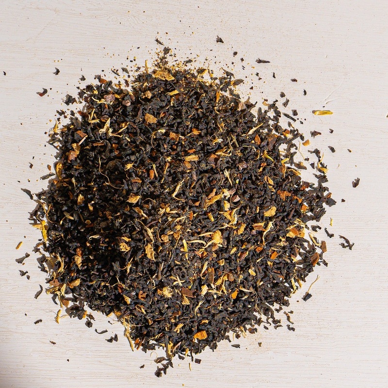 White Chocolate Spiced Chai|1 oz Loose Tea Sample|2oz Loose Tea|4 oz bag of loose tea|4 oz tin of loose tea|8 oz bag of loose tea|16 oz bag of loose tea|4.4 lb (2 kg) bag of loose tea
