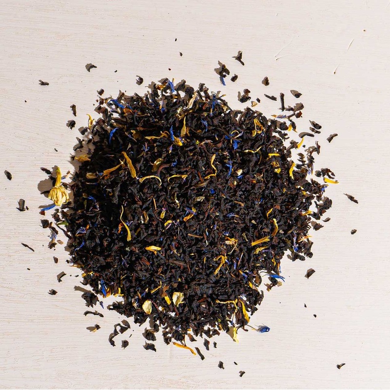 Blueberry Vanilla Cream Tea|1 oz Loose Tea|4 oz bag of loose tea|4 oz tin of loose tea|8 oz bag of loose tea|16 oz bag of loose tea|3 lb bag of loose tea