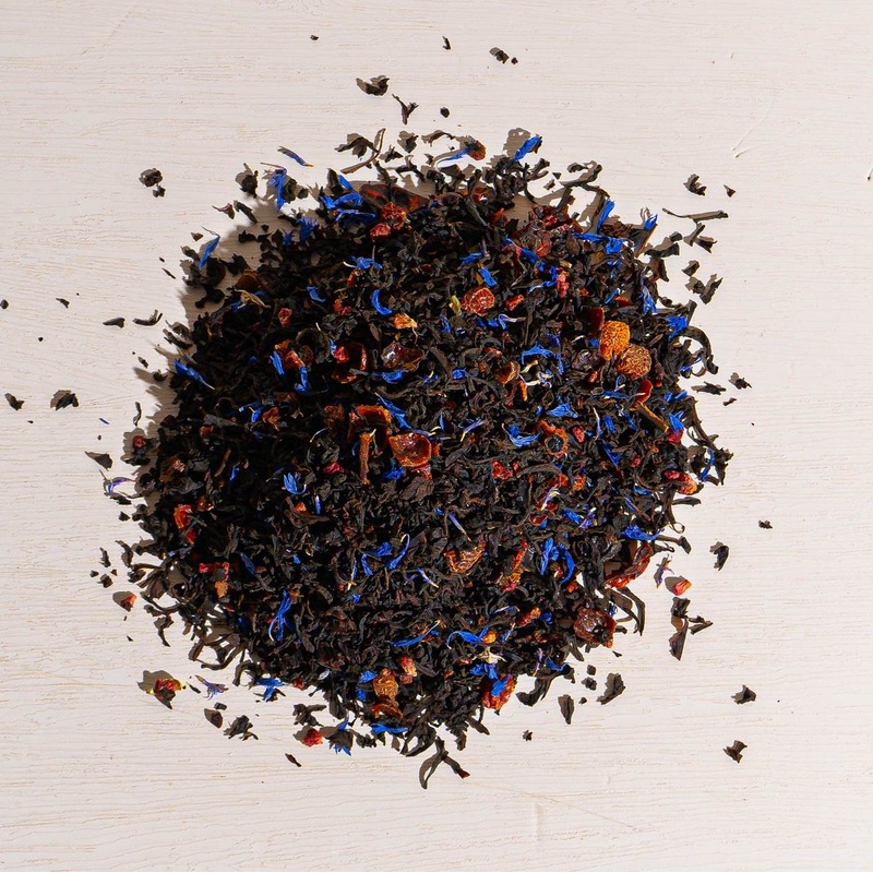 Boysenberry Tea|1 oz loose tea sample|4 oz bag of loose tea|4 oz tin of loose tea|8oz Bag of Loose Tea|16oz Bag of Loose Tea|4.4 lb Loose Tea|Boysenberry Decorative 24 Tea Bag Canister|12 pyramid tea bag canister