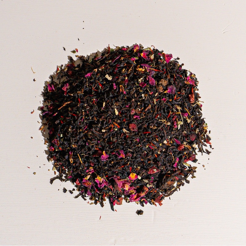 Cherry Tea|1oz bag of loose tea|4oz bag of loose tea|4oz Tin of Loose Tea|8 oz Bag of Loose Tea|16 oz Bag of Loose Tea|20 Tea Bags|50 Tea Bags|50 Tea Bag Tin|500 Tea Bags|4.4 lb (2 kg) bag of loose tea