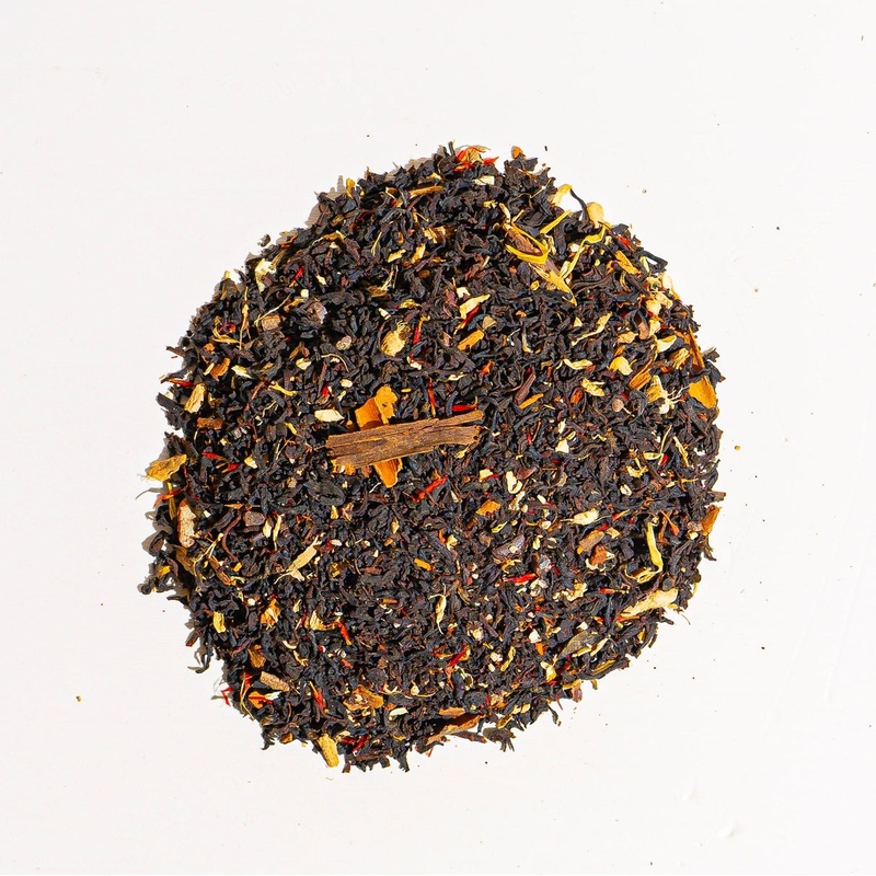 Gingerbread Chai|1 oz loose tea sample|4 oz bag of loose tea|4 oz tin of loose tea|8 oz bag of loose tea|16 oz bag of loose tea