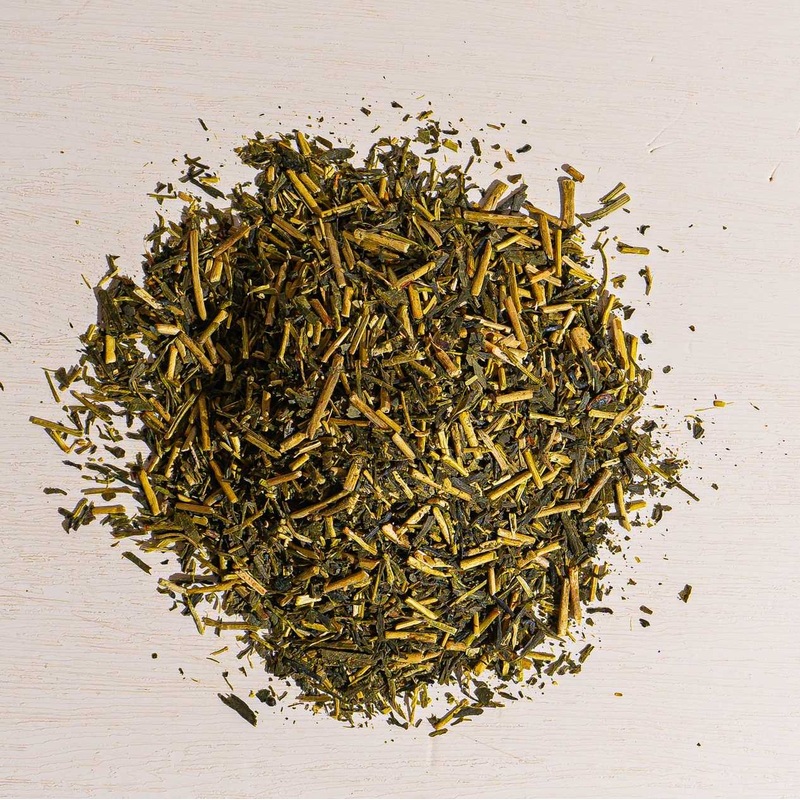Kukicha Tea|1 oz loose tea sample|4 oz bag of loose tea|8 oz bag of loose tea|16 oz bag of loose tea|4oz Tin of Loose Tea|4.4 Pound Bag of Loose Tea