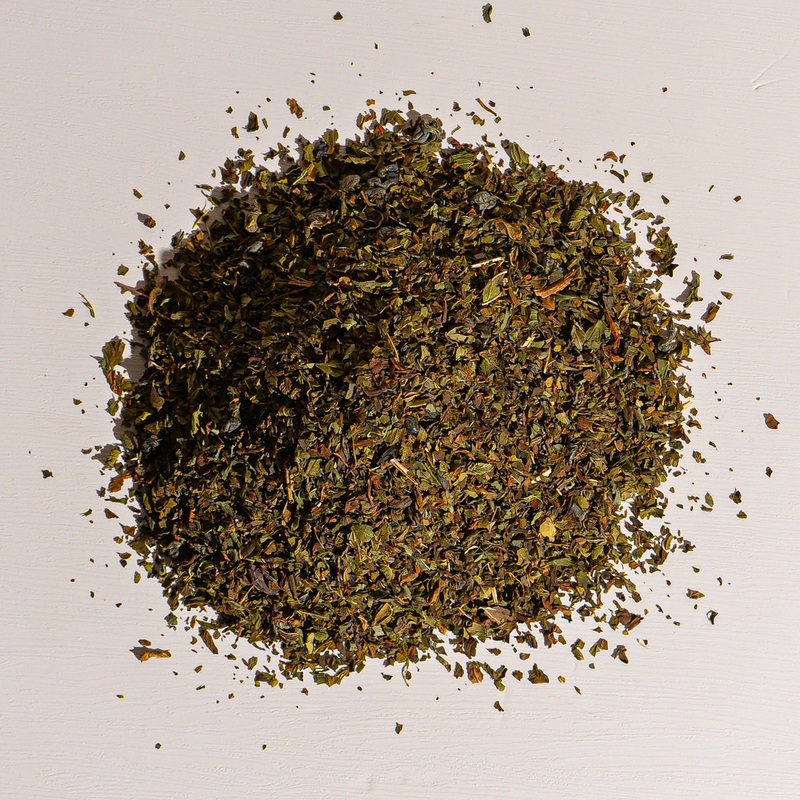Organic Moroccan Mint Tea|1 oz Loose Tea Sample|2oz Loose Tea|2 oz tin of loose tea|4 oz bag of loose tea|8 oz bag of loose tea|16 oz bag of loose tea|2.2 lb (1 kg) bag of  loose tea