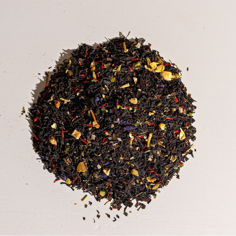 Plum Tea|1 oz loose tea sample|4 oz bag of loose tea|4 oz tin of loose tea|8 oz bag of loose tea|16 oz bag of loose tea|4.4 pound bag loose tea