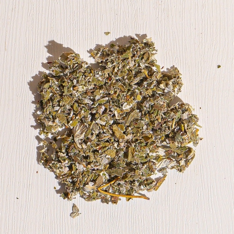 Raspberry Leaf Herbal Tea|1 oz loose tea sample|4 oz bag of loose tea|2 oz tin of loose tea|8 oz bag of loose tea|16 oz bag of loose tea|2.2lb (1 kg) bag of loose tea