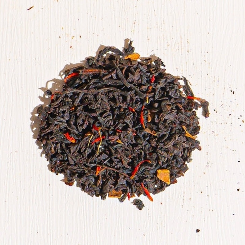 Alpine Spice Tea – Black Tea|1oz loose tea sample|4oz bag loose tea|4oz tin loose tea|8oz bag loose tea|16oz bag loose tea|4.4lb brick loose tea