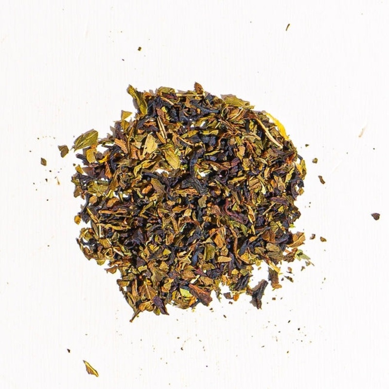 Candy Cane Tea (Organic)|1 oz loose tea sample|2oz Loose Tea|4 oz bag of loose tea|3 oz tin of loose tea|8 oz bag of loose tea|16 oz bag of loose tea
