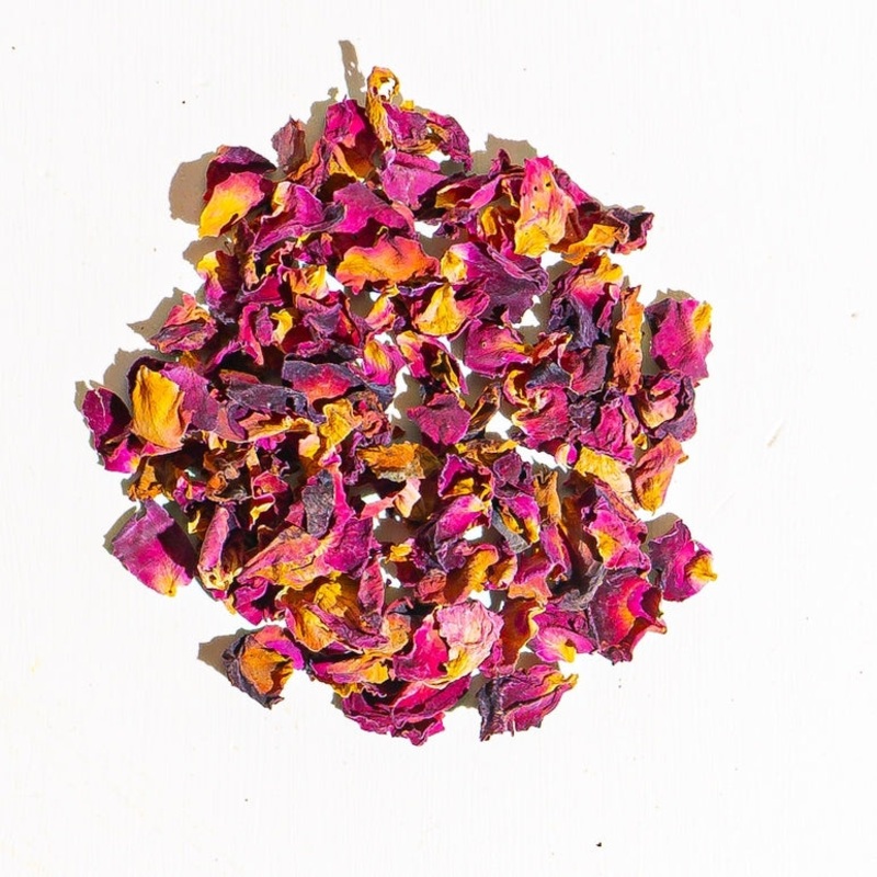 Rose Petals|1 oz Loose Tea Sample|4oz Bag|8oz Bag|16 oz Bag of Loose Tea