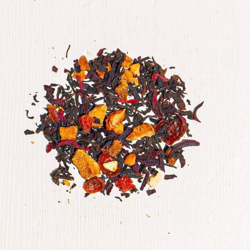 Paradise Peach Iced Tea Blend|1 oz Loose Tea Sample|4 oz Bag of Loose Tea|4oz Tin of Loose Tea|8 oz Bag of Loose Tea|16 oz Bag of Loose Tea