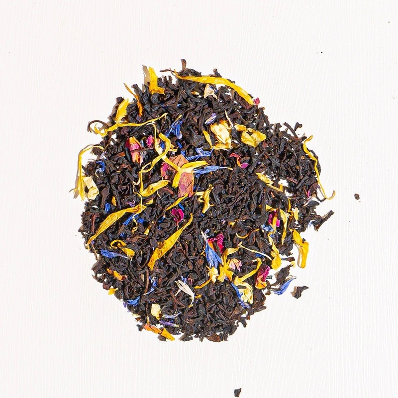 Cookies and Cream Tea|1oz loose tea sample|4oz loose bag of tea|8oz loose bag of tea|16oz loose bag of tea|4.4lb brick of loose tea