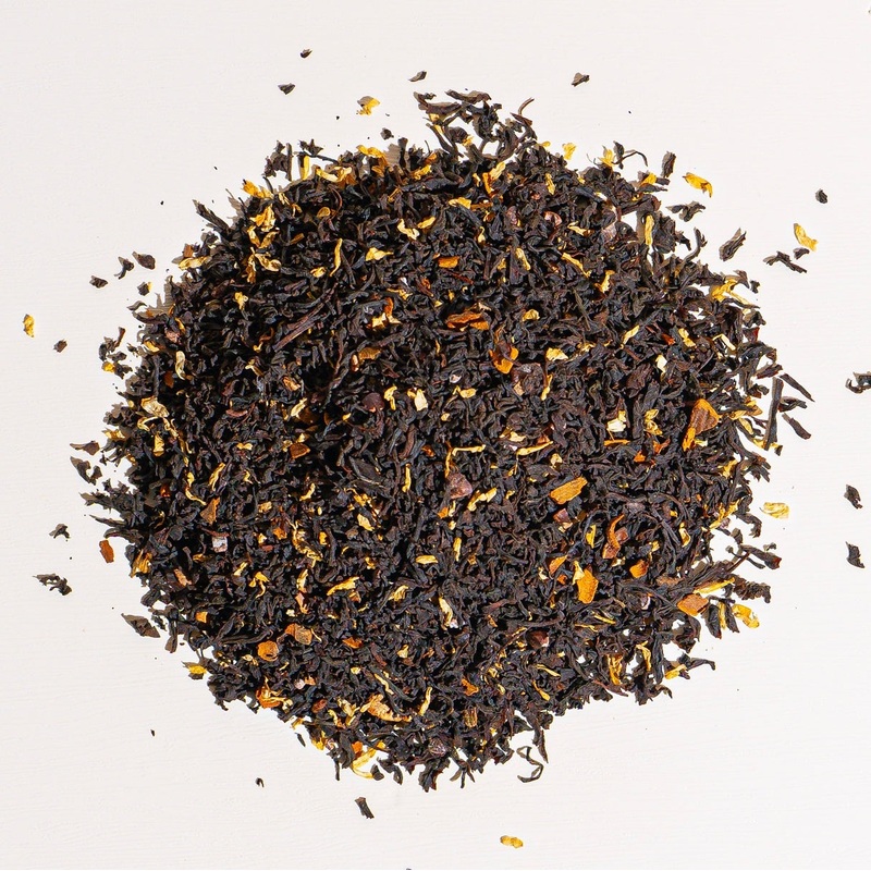 Mexican Hot Chocolate Tea|1 oz loose tea sample|4 oz bag of loose tea|4 oz tin of loose tea|8 oz bag of loose tea|16 oz bag of loose tea