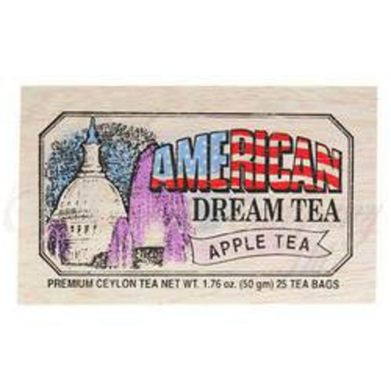 American Dream Tea|25 Tea Bag Softwood Chest|6 Pack of 25 Tea Bag Softwood Chests