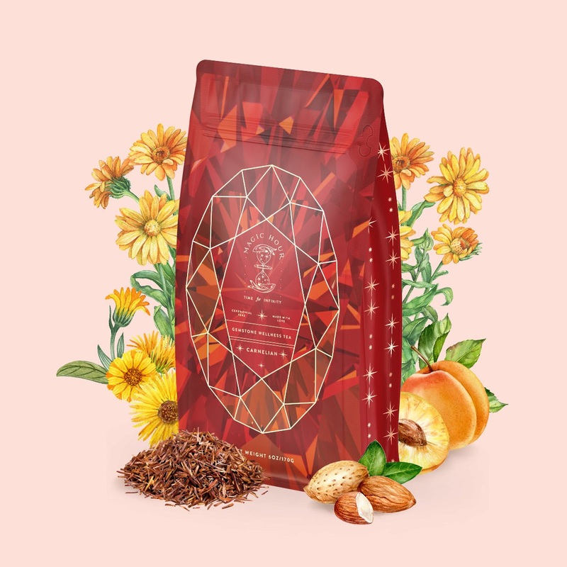Carnelian Herbal Apricot Amaretto Tea Refill Pouch