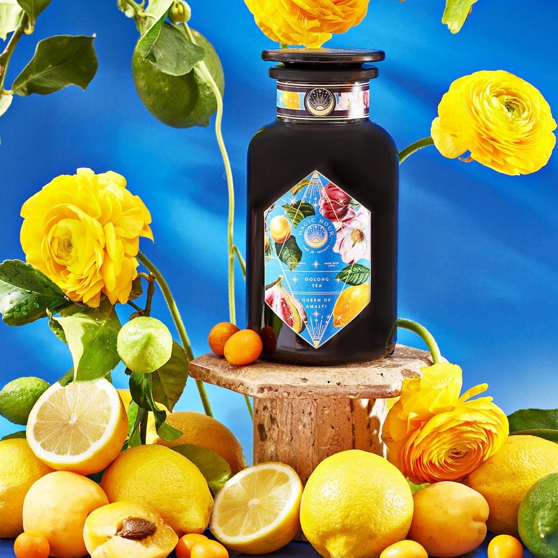 Summer in Amalfi|Sampler Pouch (10-15 Cups)|Violet Glass Traveler Jar (10-15 Cups)|Luxe Pouch (Refill your Jar with up to 65 Cups)|Violet Glass Apothecary Jar (Up to 65 Cups)|Bulk Pouch (up to 200 cups!)