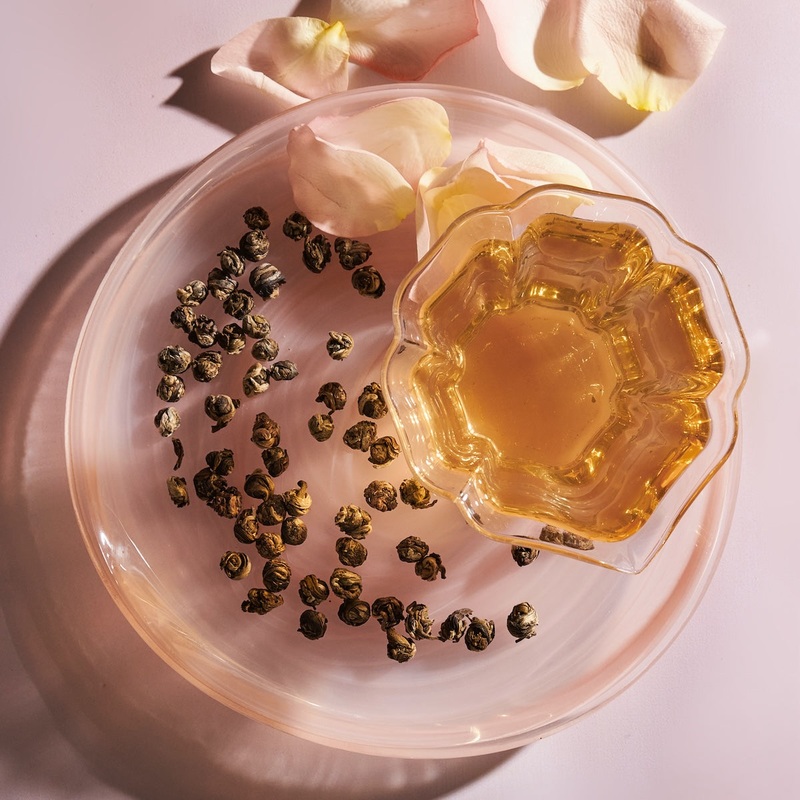 White Tea Pearls|Luxe Pouch (Up to 60 Cups!)
