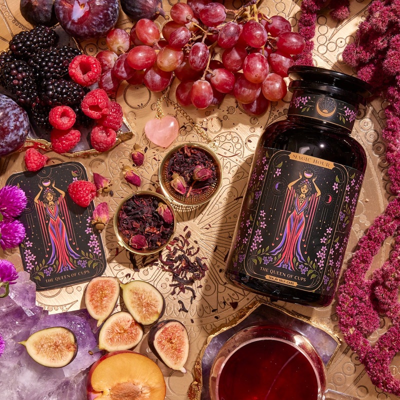 The Queen of Cups: Hibiscus-Vanilla-Berry Tea for Balance & Heart Health