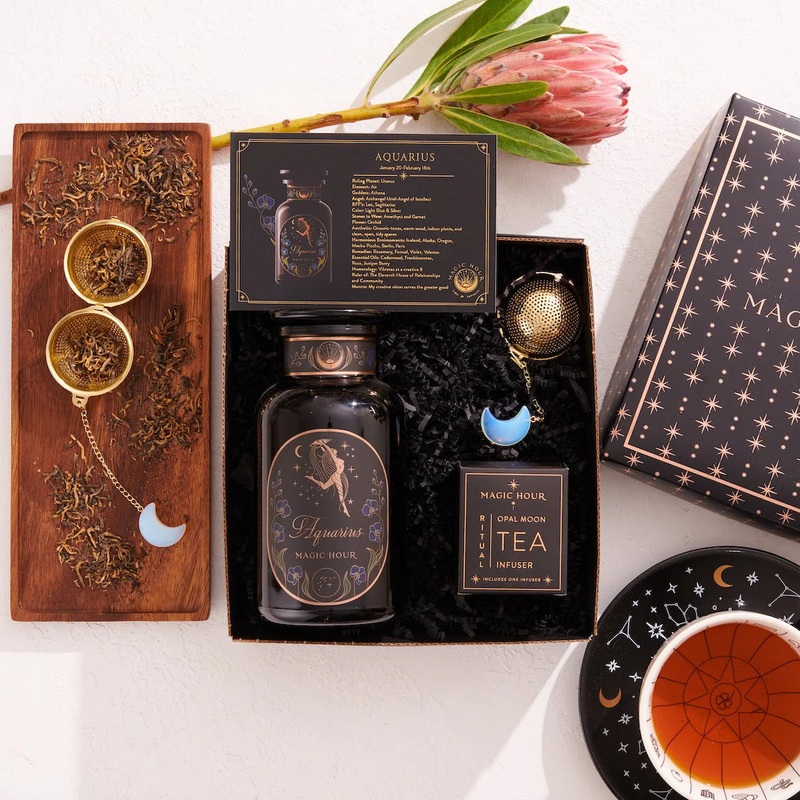 Aquarius Astrology Tea Gift Set
