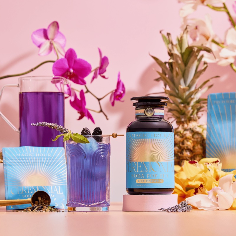 Blue Pineapple: Ceremonial Soda Pop Tea