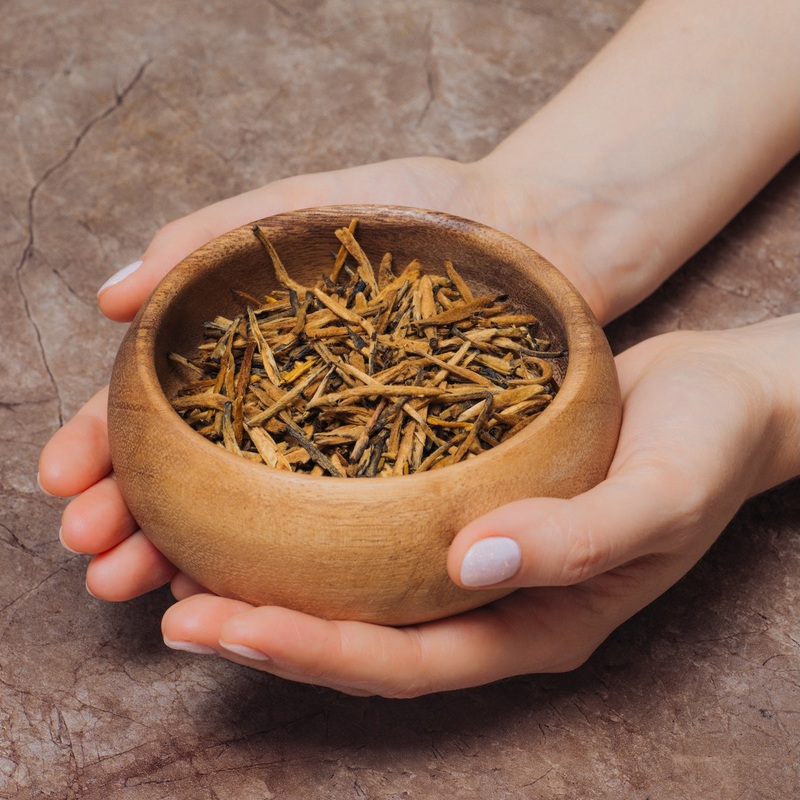 Yunnan Gold Buds Black Tea|Luxe Refill Pouch (Up to 45 Cups)|Sampler Pouch (Up to 10 Cups)