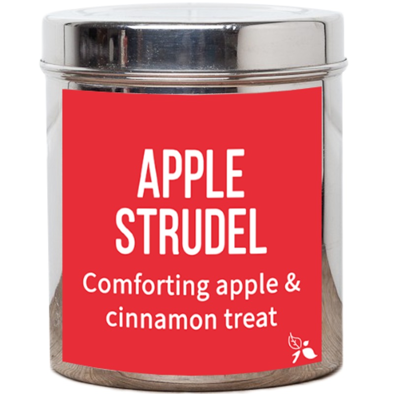 Apple Strudel Tea|Loose Leaf|Tea Bags|50g Pouch (25 Cups)|150g Pouch (75 Cups)|150g Tin (75 Cups)|300g Pouch (150 Cups)|20g Pouch (10 Cups)|15 Gift Pack|40 Pouch|100 Pouch