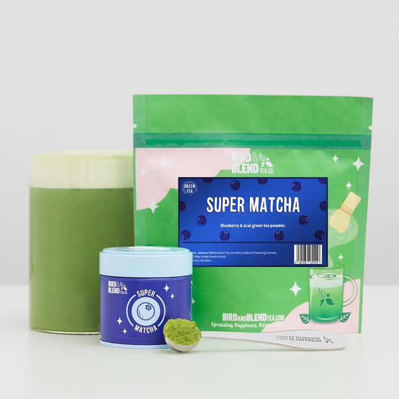 Blueberry & Acai Super Matcha|30g Tin|100g Refill Pouch