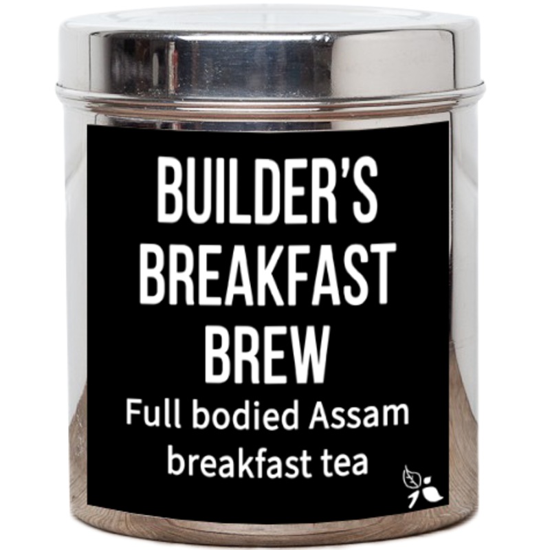 Builder’s Breakfast Brew Tea|Loose Leaf|Tea Bags|50g Pouch (25 Cups)|150g Pouch (75 Cups)|150g Tin (75 Cups)|300g Pouch (150 Cups)|20g Pouch (10 Cups)|15 Gift Pack|40 Pouch|100 Pouch