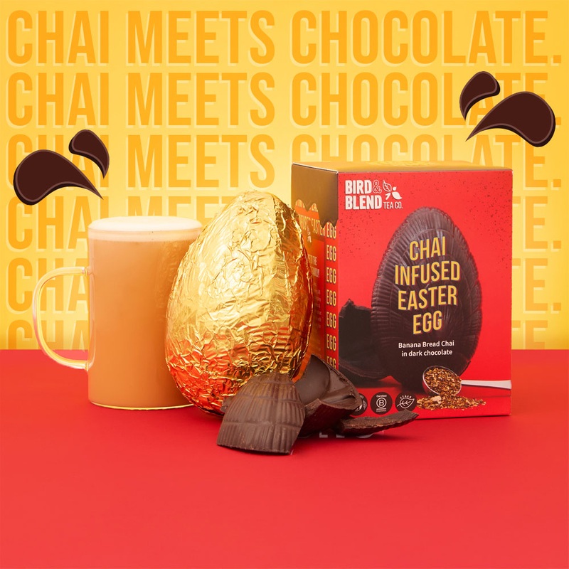 Banana Bread Chai Infused Chocolate Easter Egg