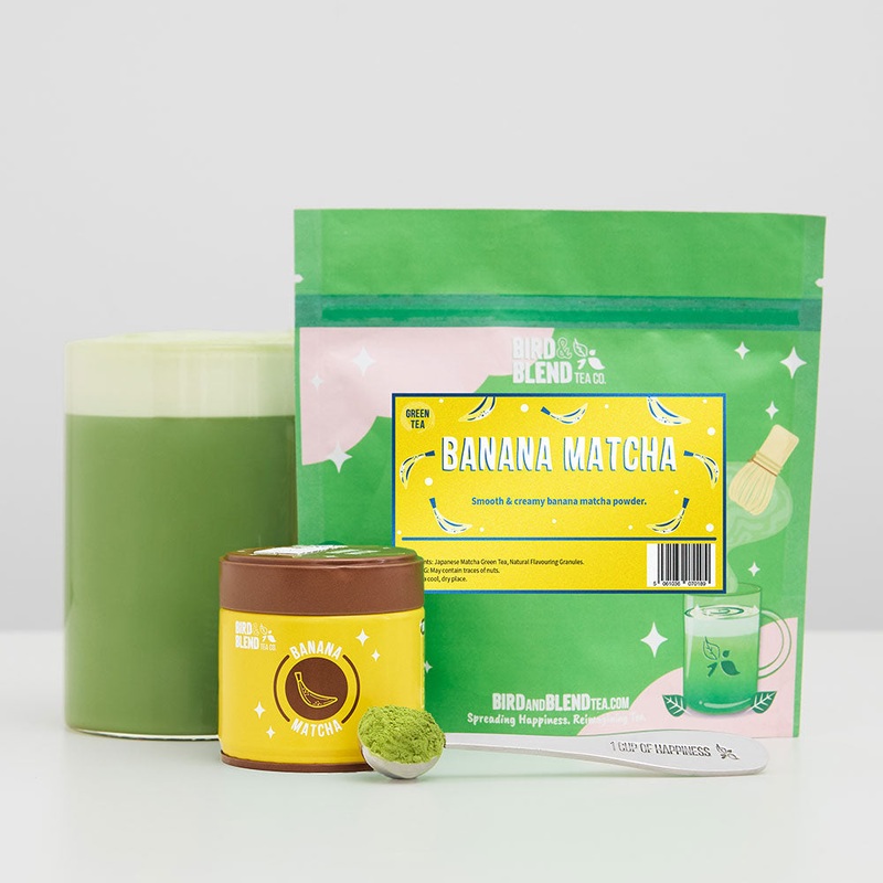 Banana Matcha|30g Tin|100g Refill Pouch