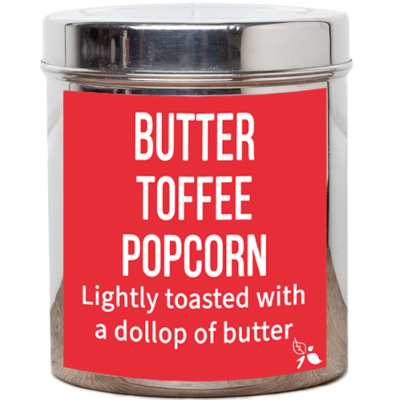 Butter Toffee Popcorn Tea|Loose Leaf|50g Pouch (25 Cups)|150g Pouch (75 Cups)|300g Pouch (150 Cups)|20g Pouch (10 Cups)