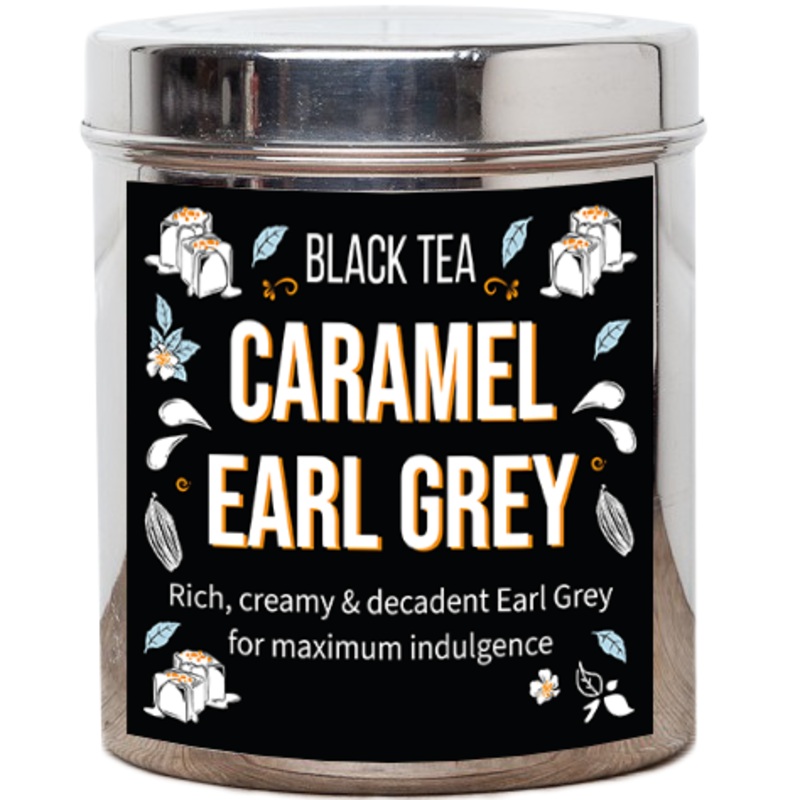 Caramel Earl Grey Tea|Loose Leaf|50g Pouch (25 Cups)|150g Pouch (75 Cups)|300g Pouch (150 Cups)|20g Pouch (10 Cups)