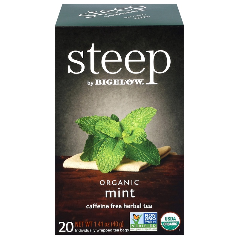 organic mint herbal tea