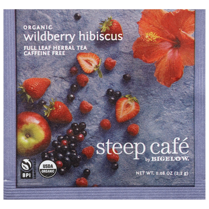 organic wildberry hibiscus full leaf herbal tea