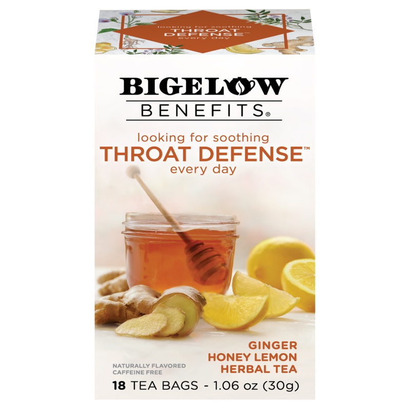 Throat Defense Ginger Honey Lemon Herbal Tea