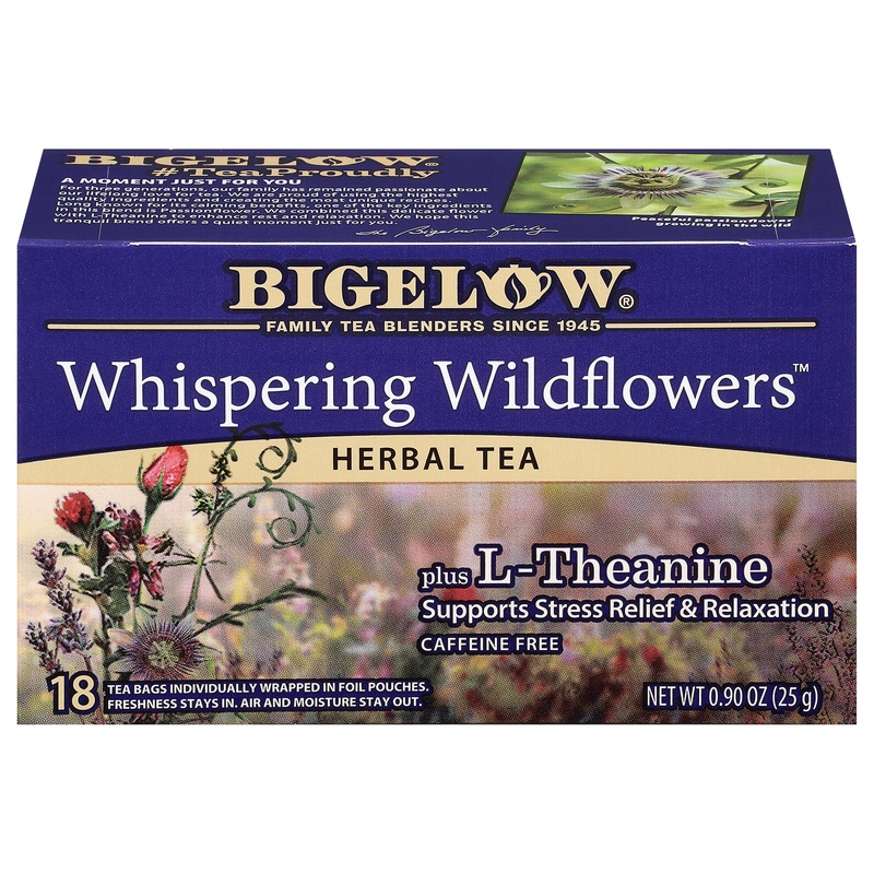 Whispering Wildflowers plus L-Theanine Herbal Tea