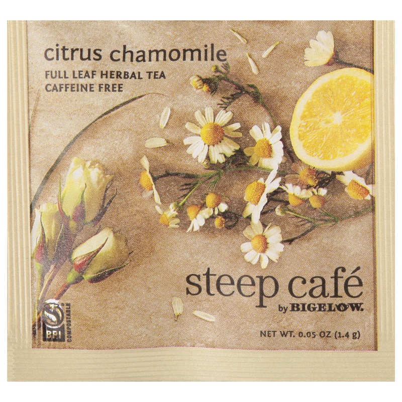 citrus chamomile full leaf herbal tea