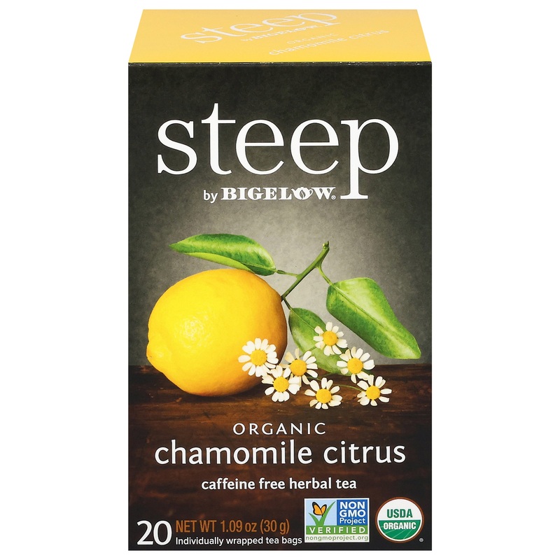 organic chamomile citrus herbal tea