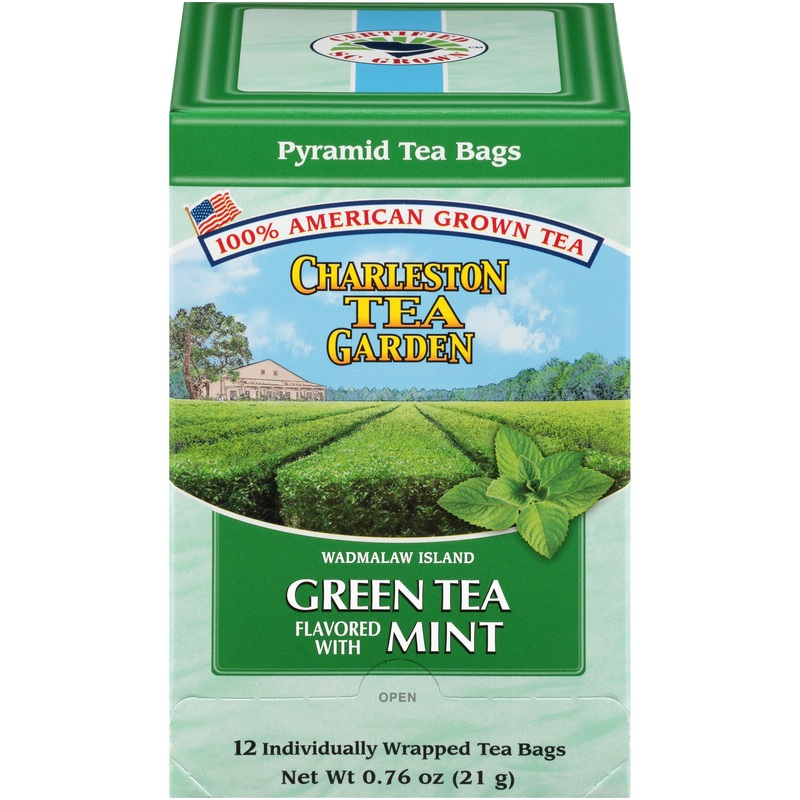 Wadmalaw Island Green Tea with Mint Pyramid Bags