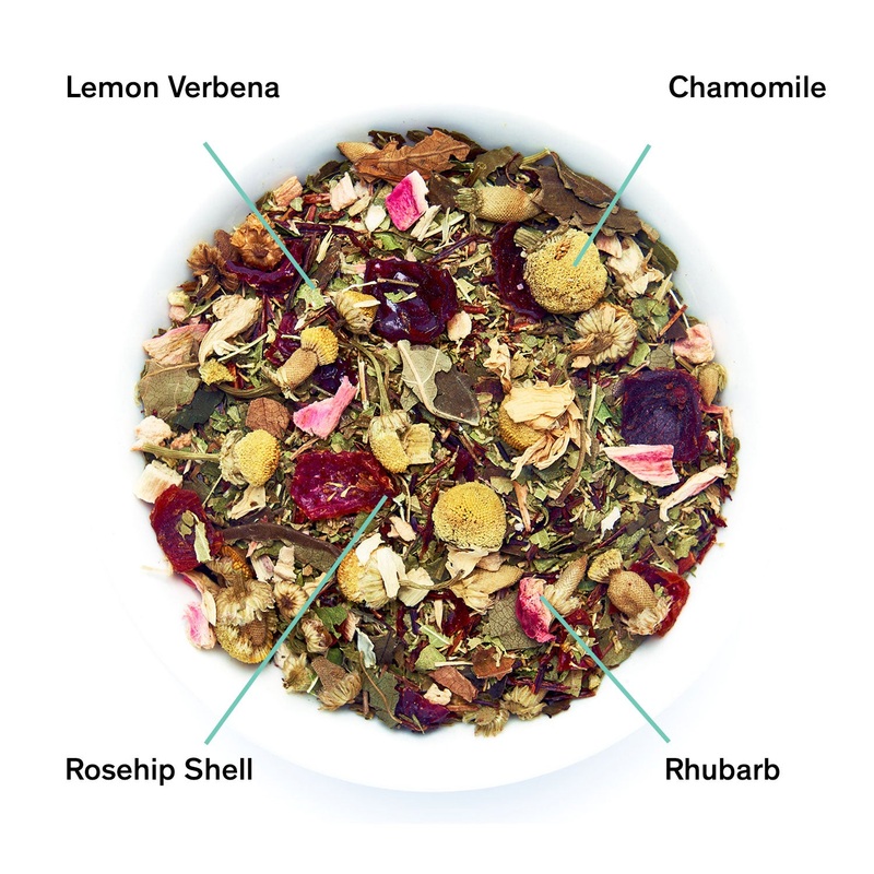 Days of Heaven – Rhubarb Verbena Chamomile Tea (Caffeine Free)