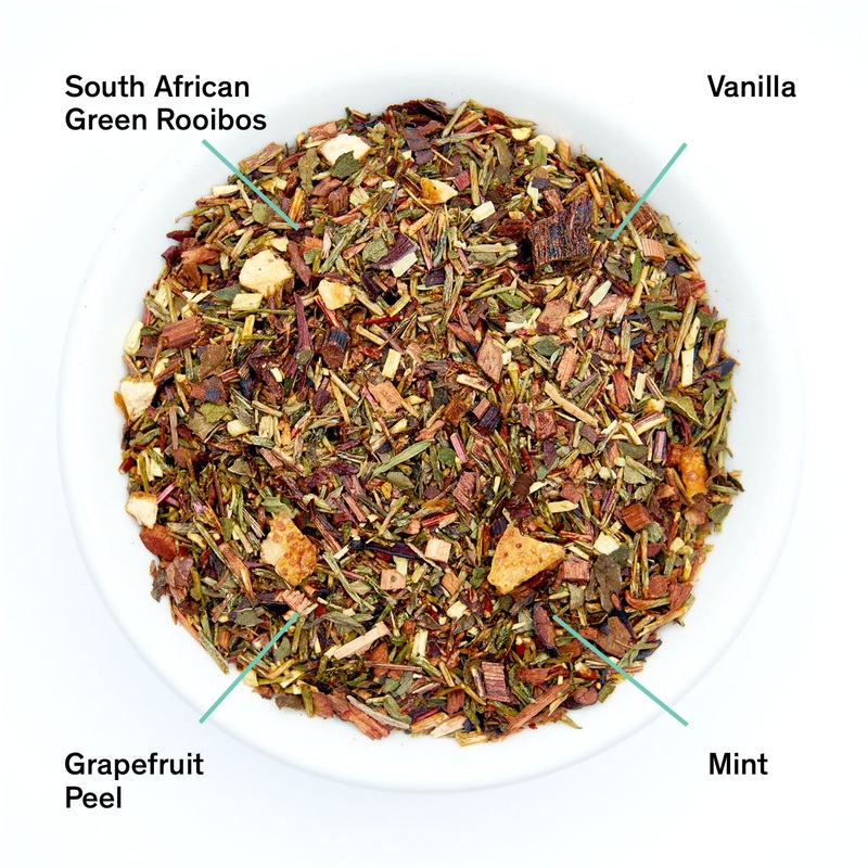 Cocteau – Vanilla Grapefruit Mint Rooibos Tea (Caffeine Free)
