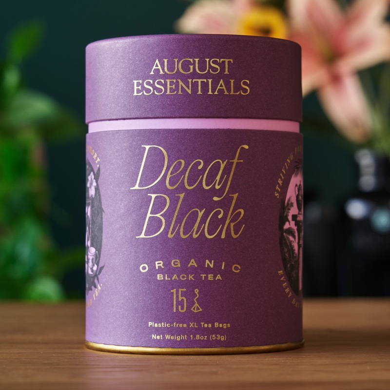 Essentials Decaf Black Black Tea – 15 Tea Bags