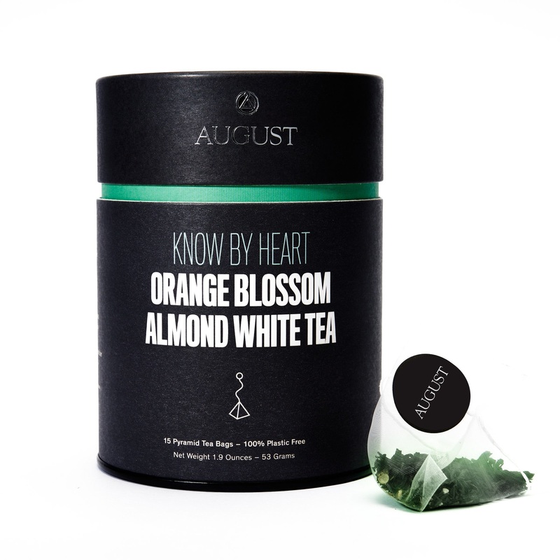 Know By Heart – Orange Blossom Almond White Tea (15 Tea Bags)
