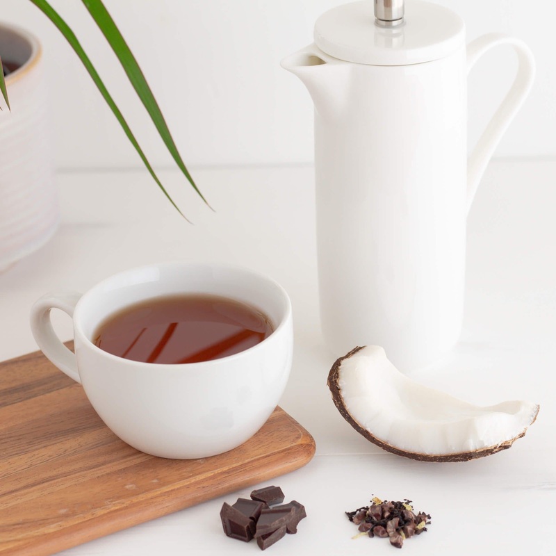 Coco Loco Black Tea|Small – 4 oz Kraft Bag|Small – 4 oz Tin|Medium – 8 oz Kraft Bag|Large – 16 oz Kraft Bag
