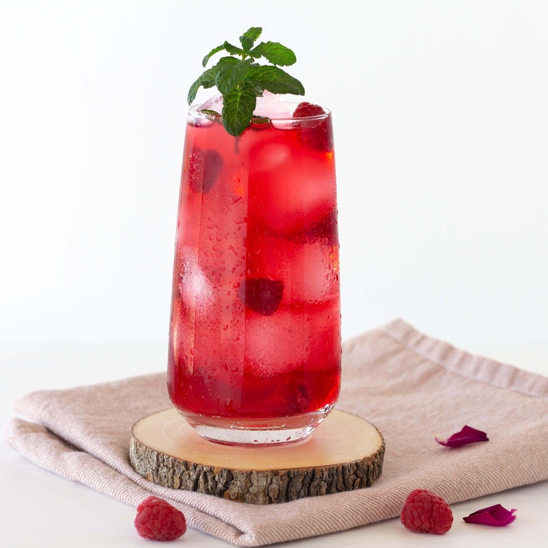Rose Petal Raspberry Herbal Tea
