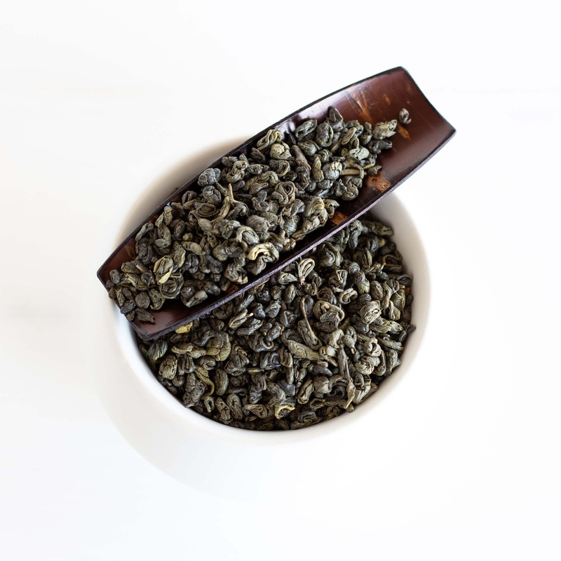Gunpowder Green Tea|Small – 4 oz Kraft Bag|Small – 4 oz Tin|Medium – 8 oz Kraft Bag|Large – 16 oz Kraft Bag
