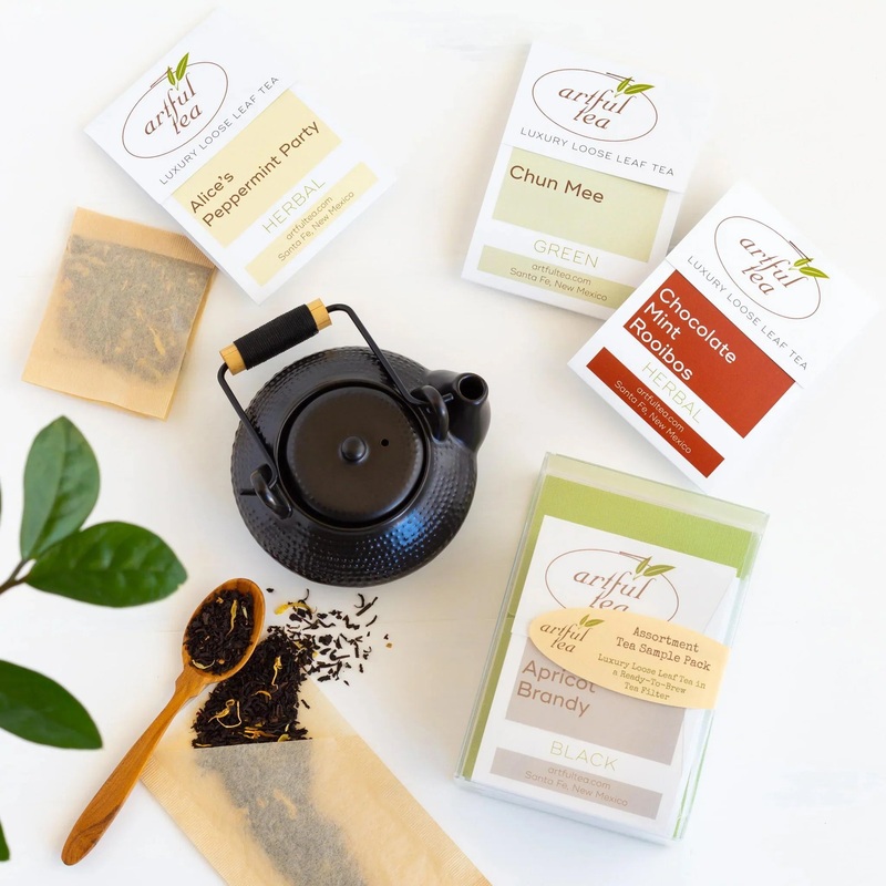 Tea Sample Pack  6 Handmade Tea Bags