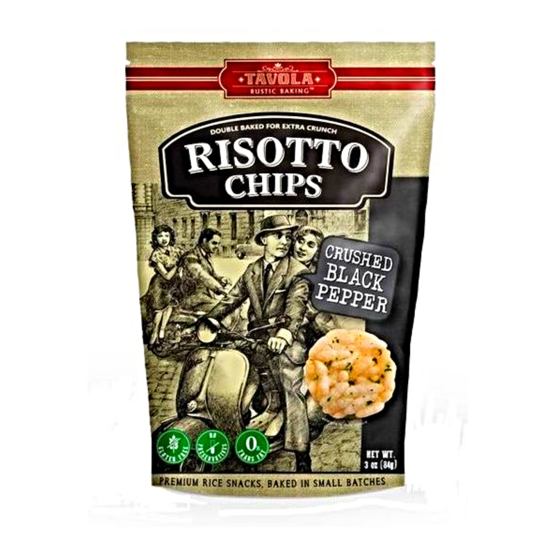 Risotto Chips –  Black Pepper