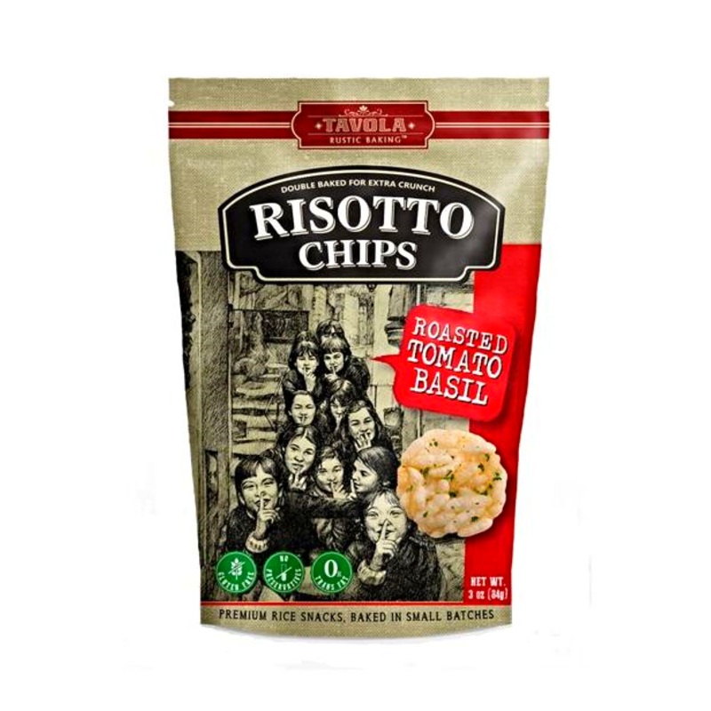 Risotto Chips – Roasted Tomato Basil